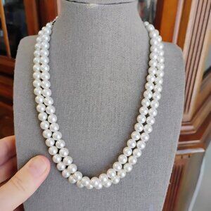 Japan made Double stranded beaded necklace